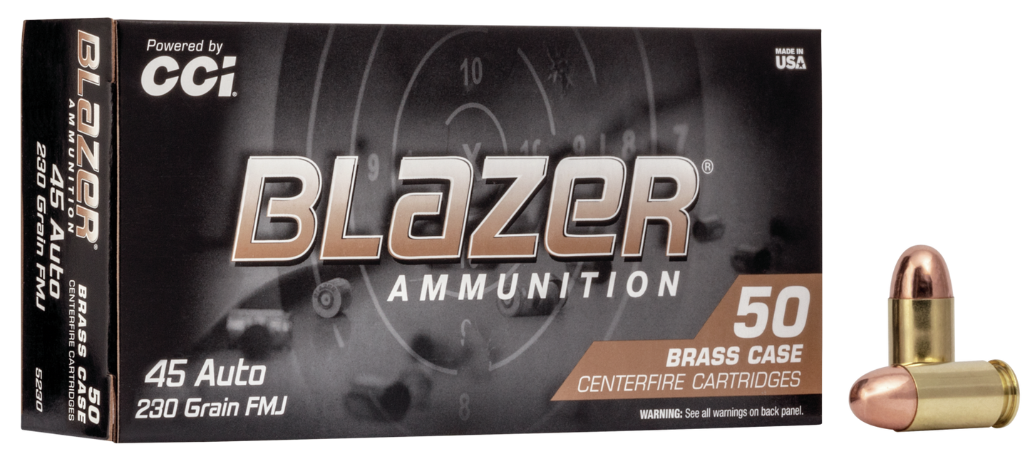 Blazer 45 Auto 230gr, Full Metal Jacket, Blazer Brass