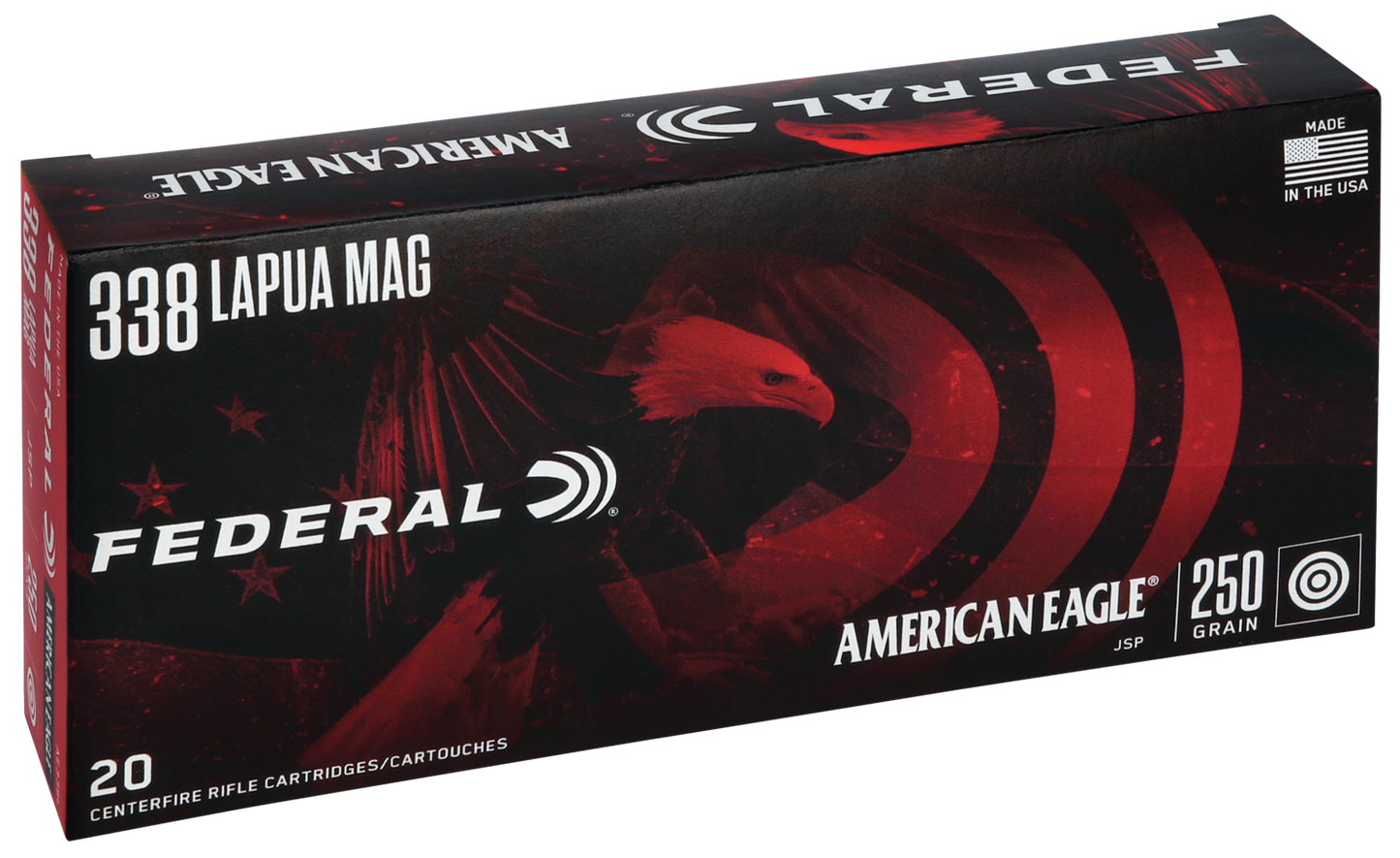 American Eagle Rifle 338 Lapua Magnum 250 gr
