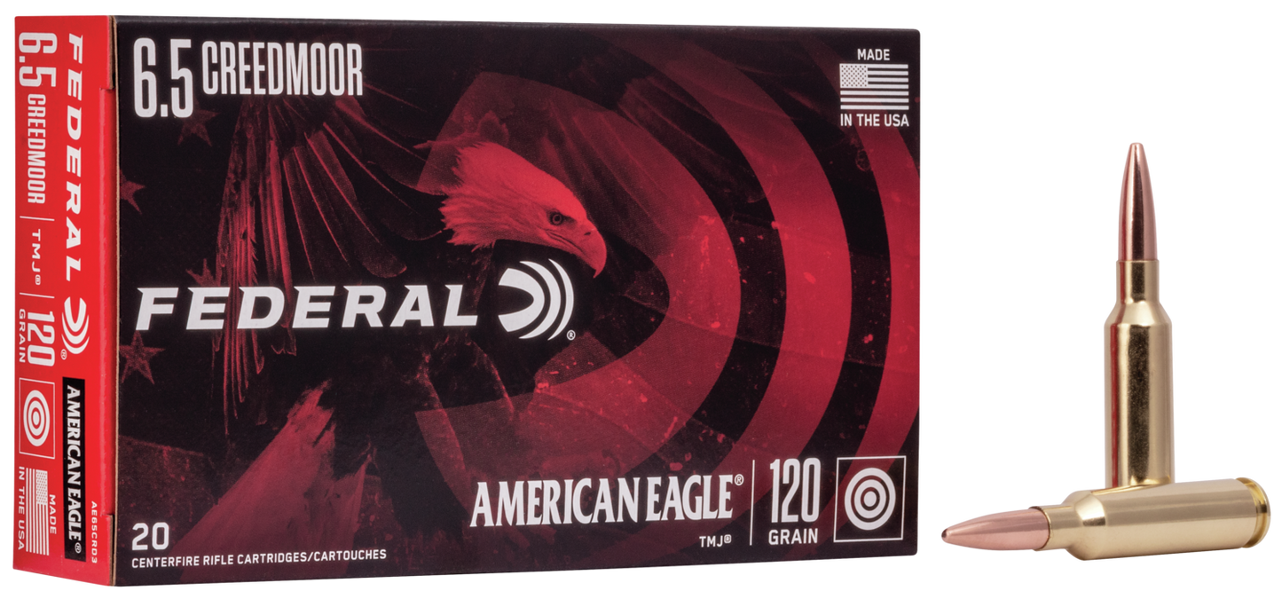 American Eagle 6.5 Creedmoor 120gr Total Metal Jacket