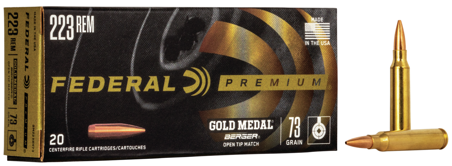 223 Rem 73 gr Gold Medal Berger