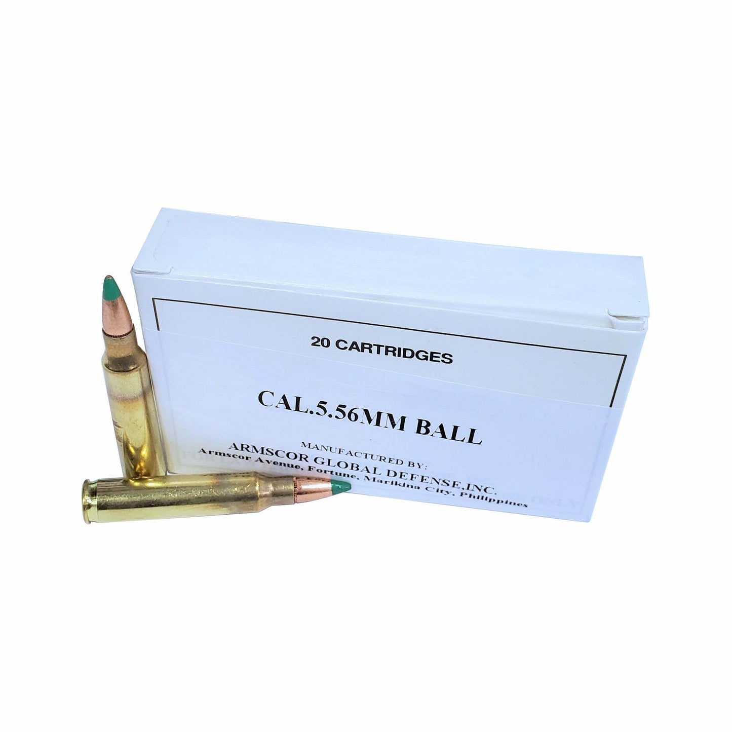 5.56 x 45mm, 62gr Full Metal Jacket, M855 / SS109