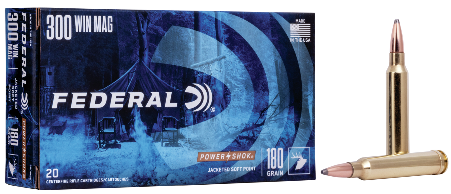 Power-Shok 300 Win Mag. 180gr Power-Shok Soft Point