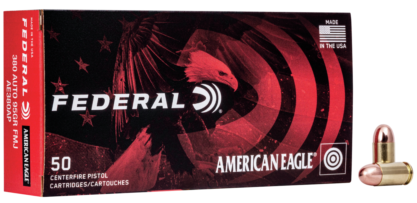 American Eagle 380 Auto 95gr Full Metal Jacket