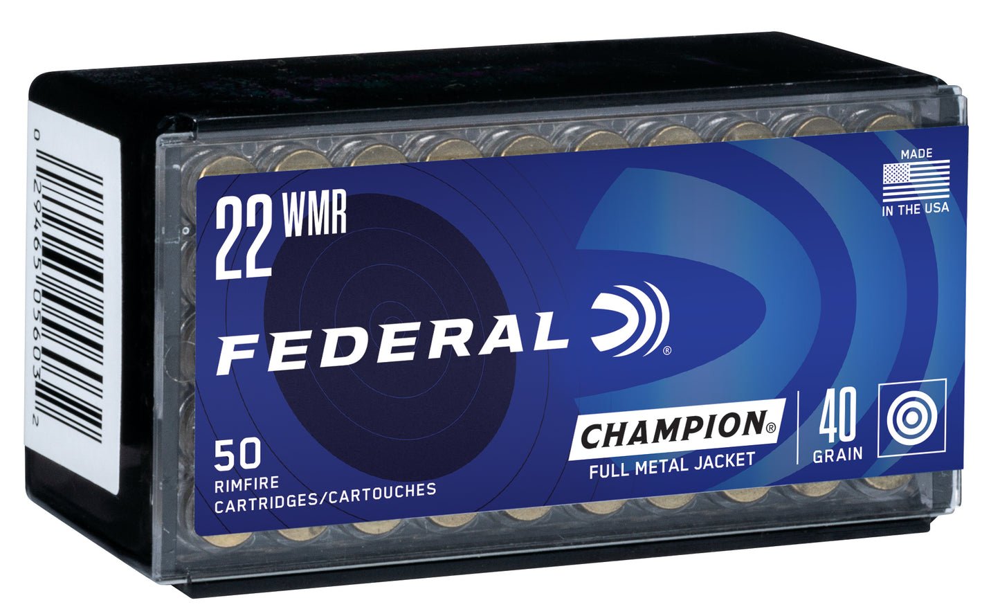 22 WMR, 40gr FMJ Champion Training