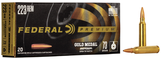 223 Rem 73 gr Gold Medal Berger